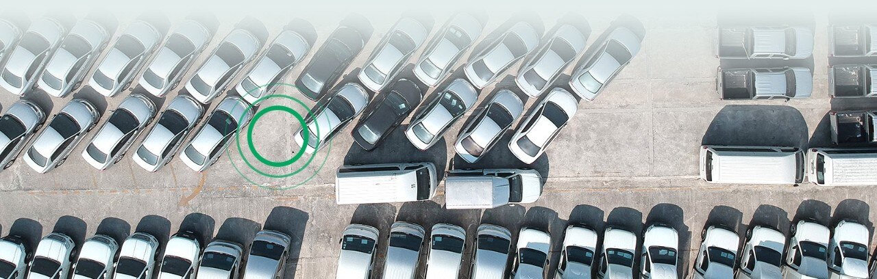 cars in a parking lot