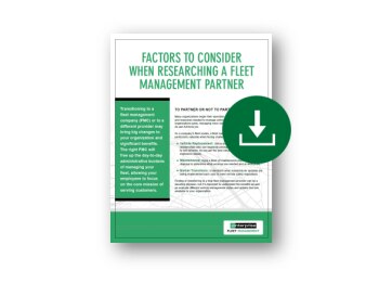 Factors to Consider When Researching a Fleet Management Partner